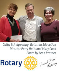 Pickering Rotary Club cheque presentation